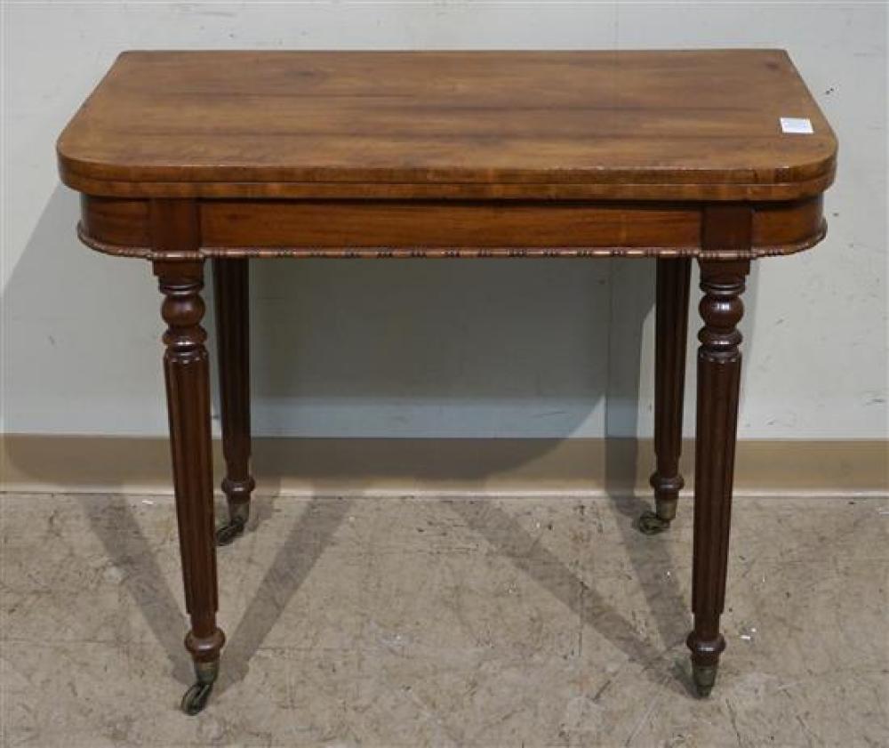 REGENCY MAHOGANY FOLD-TOP CARD