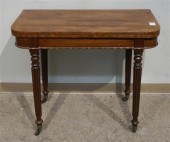 REGENCY MAHOGANY FOLD-TOP CARD
