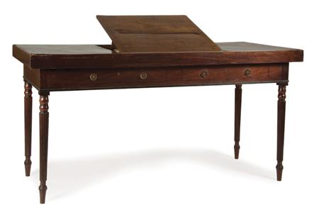 Regency Mahogany Game Table 	 
