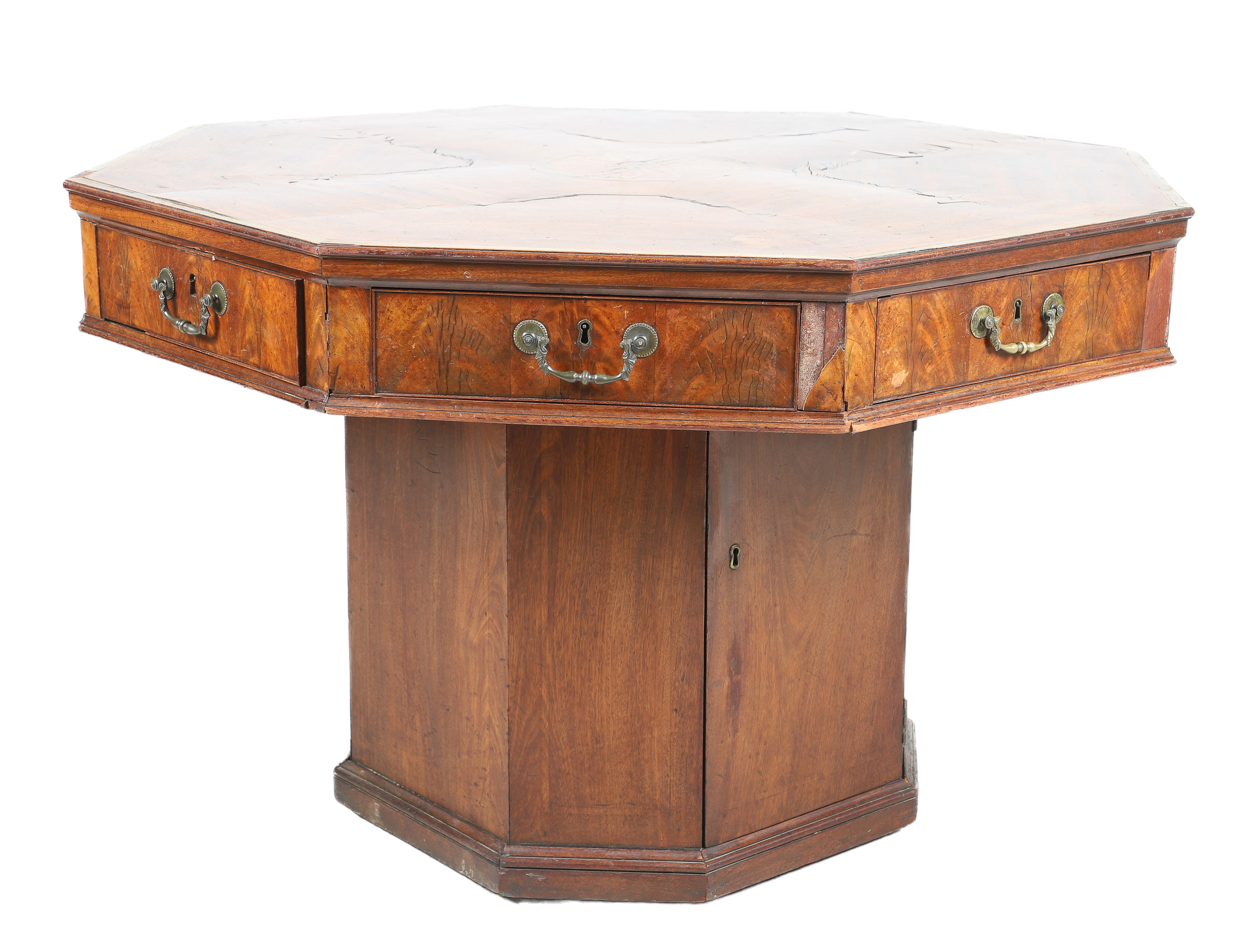 Regency Mahogany inlaid and painted
