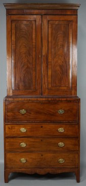 REGENCY MAHOGANY INLAID SECRET