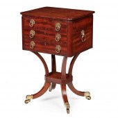 REGENCY MAHOGANY LAMP TABLE
EA