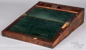 REGENCY MAHOGANY LAP DESK, 19T