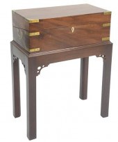REGENCY MAHOGANY LAP DESK AND