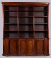 REGENCY MAHOGANY LIBRARY BOOKC