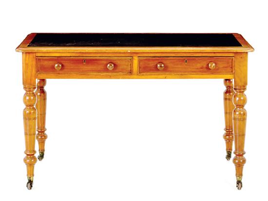 Regency mahogany library desk circa