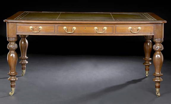 Regency Mahogany Library Table, 