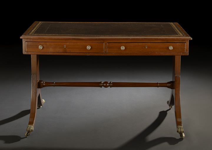 Regency Mahogany Library Table, 