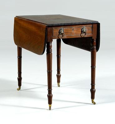 Regency mahogany Pembroke table,