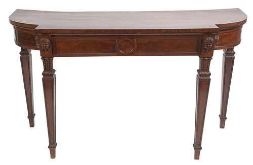 REGENCY MAHOGANY PIER TABLE