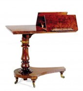 Regency mahogany reading stand