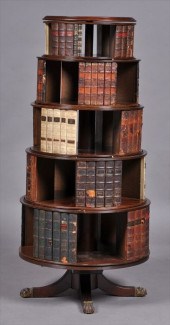 REGENCY MAHOGANY REVOLVING BOO