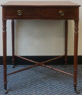 REGENCY MAHOGANY SIDE TABLE, 2