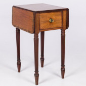 REGENCY MAHOGANY SIDE TABLE, F