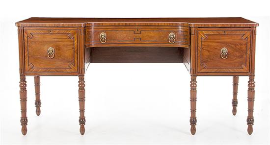 Regency mahogany sideboard circa