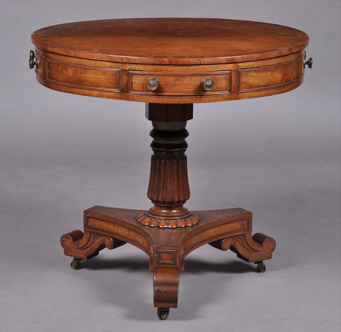 REGENCY MAHOGANY SMALL DRUM TOP
