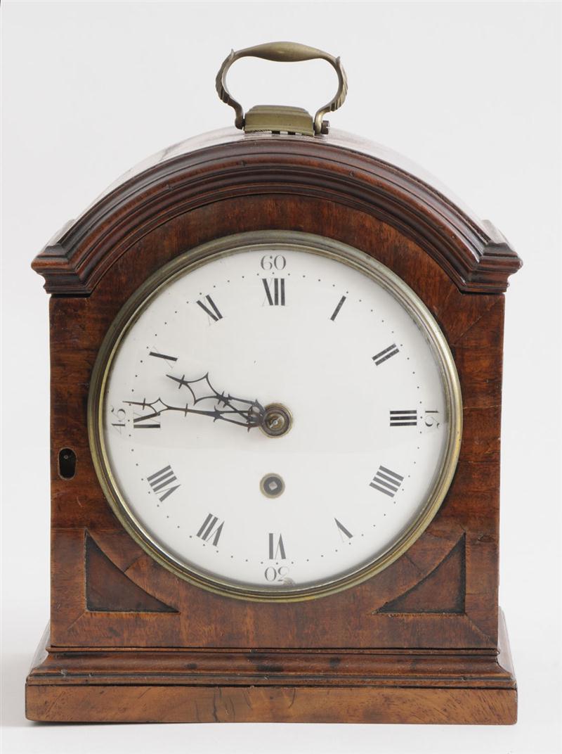 REGENCY MAHOGANY SMALL MANTLE CLOCK