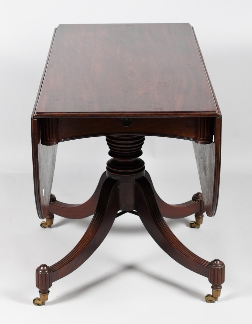 REGENCY MAHOGANY SOFA TABLE,