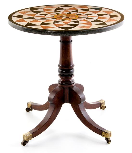 Regency mahogany table with