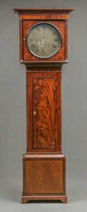 REGENCY MAHOGANY TALL CASE CLO