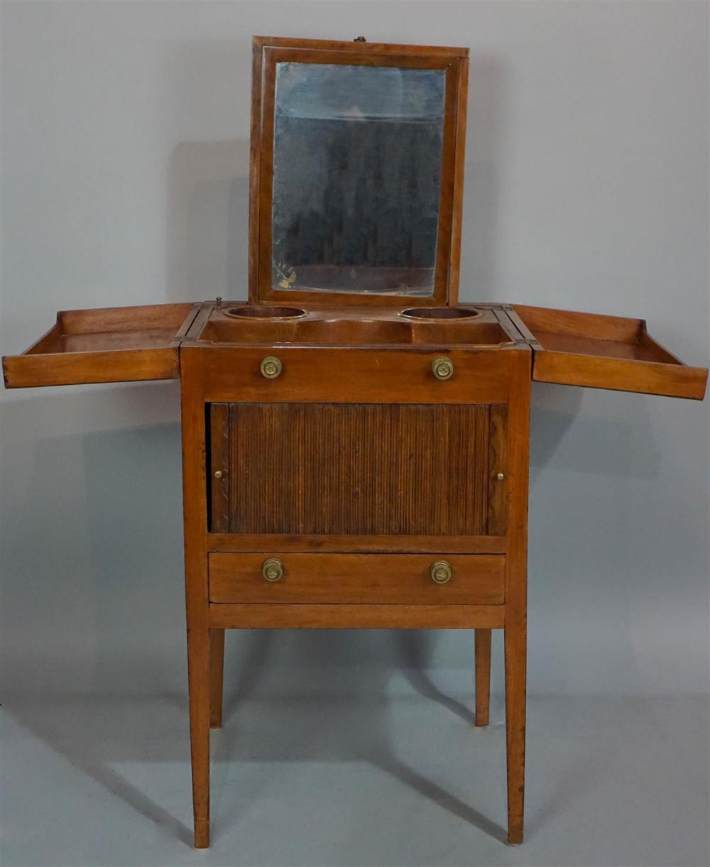 REGENCY MAHOGANY TAMBOUR FRONT