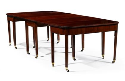 Regency mahogany three-part