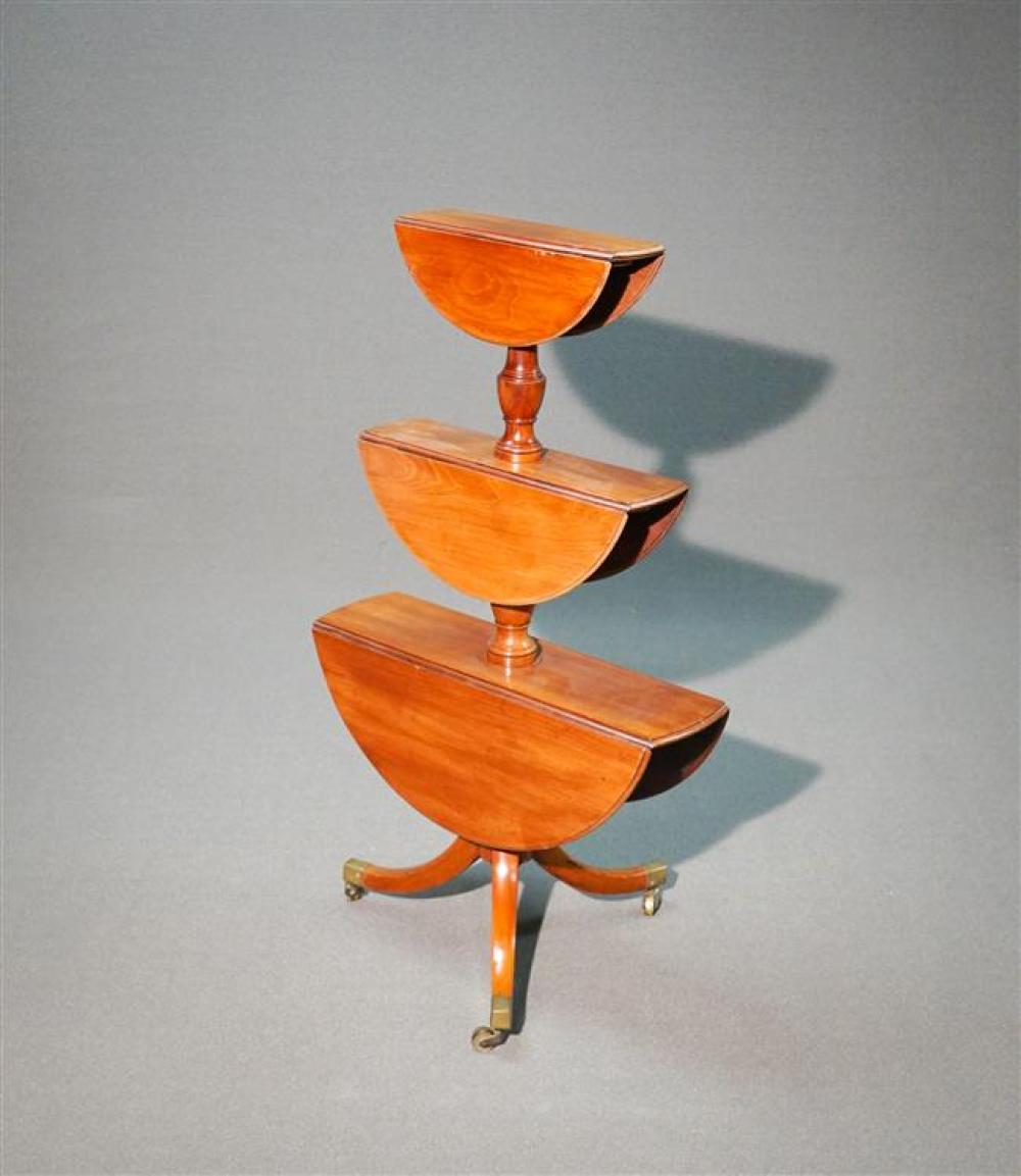 REGENCY MAHOGANY THREE-TIER