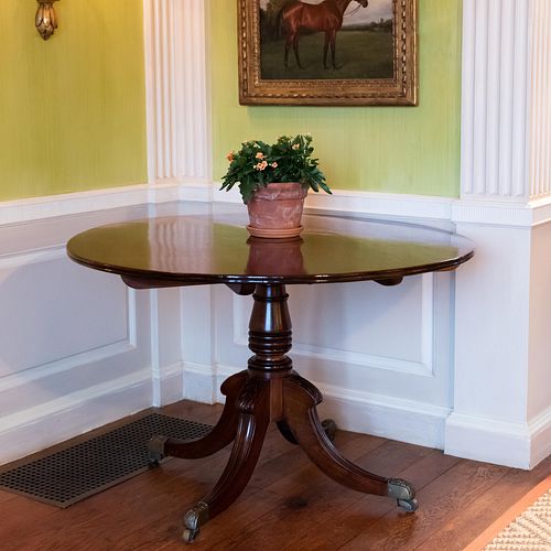 REGENCY MAHOGANY TILT-TOP CENTER
