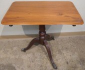 REGENCY MAHOGANY TILT TOP TEA