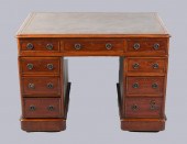REGENCY MAHOGANY TWO PEDESTAL