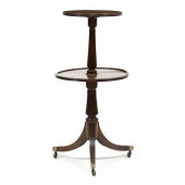 REGENCY MAHOGANY TWO TIERED DU