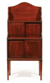 REGENCY MAHOGANY WATERFALL BOO