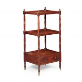 REGENCY MAHOGANY WHATNOT
EARLY