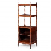 REGENCY MAHOGANY WHATNOT
EARLY