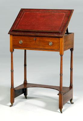 Regency mahogany writing table,