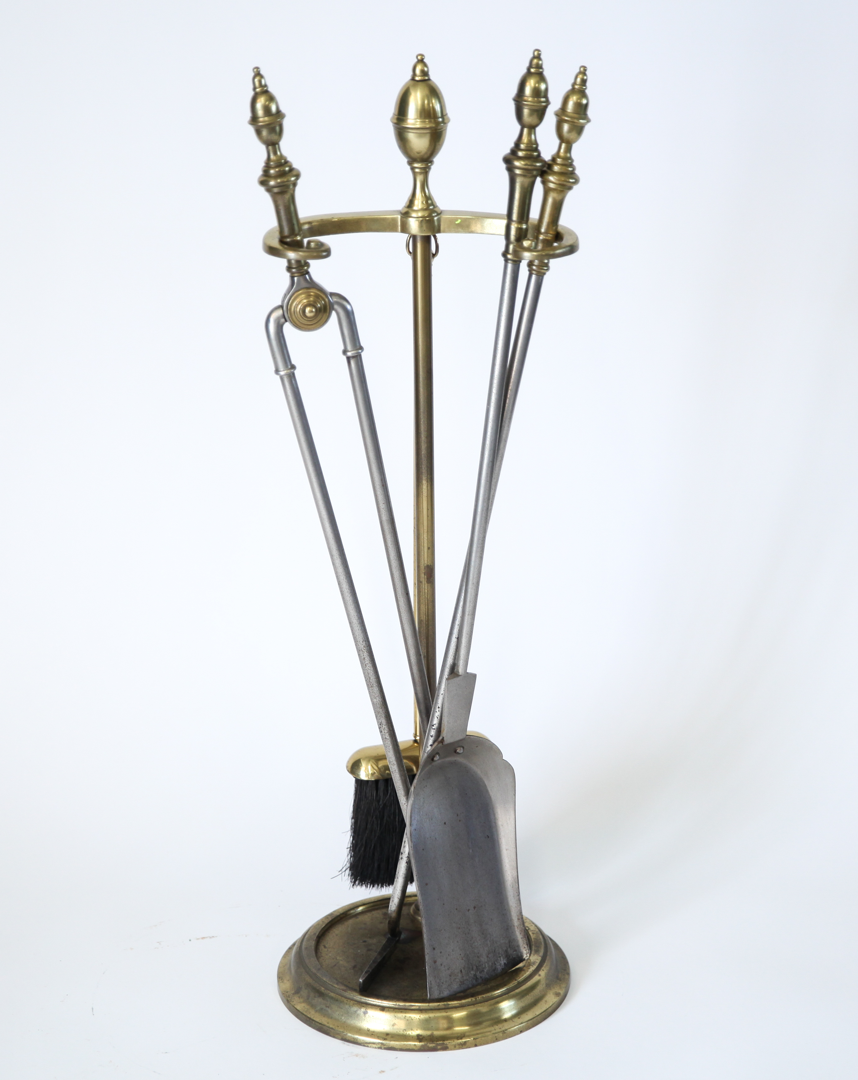 REGENCY MANNER BRASS FIREPLACE TOOL