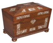 REGENCY MOP-INLAID ROSEWOOD TE