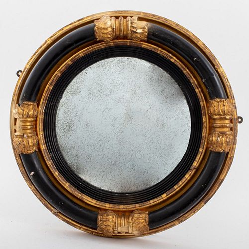 REGENCY PARCEL GILT AND EBONIZED