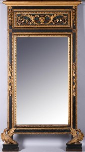 REGENCY PARCEL-GILT EBONIZED P