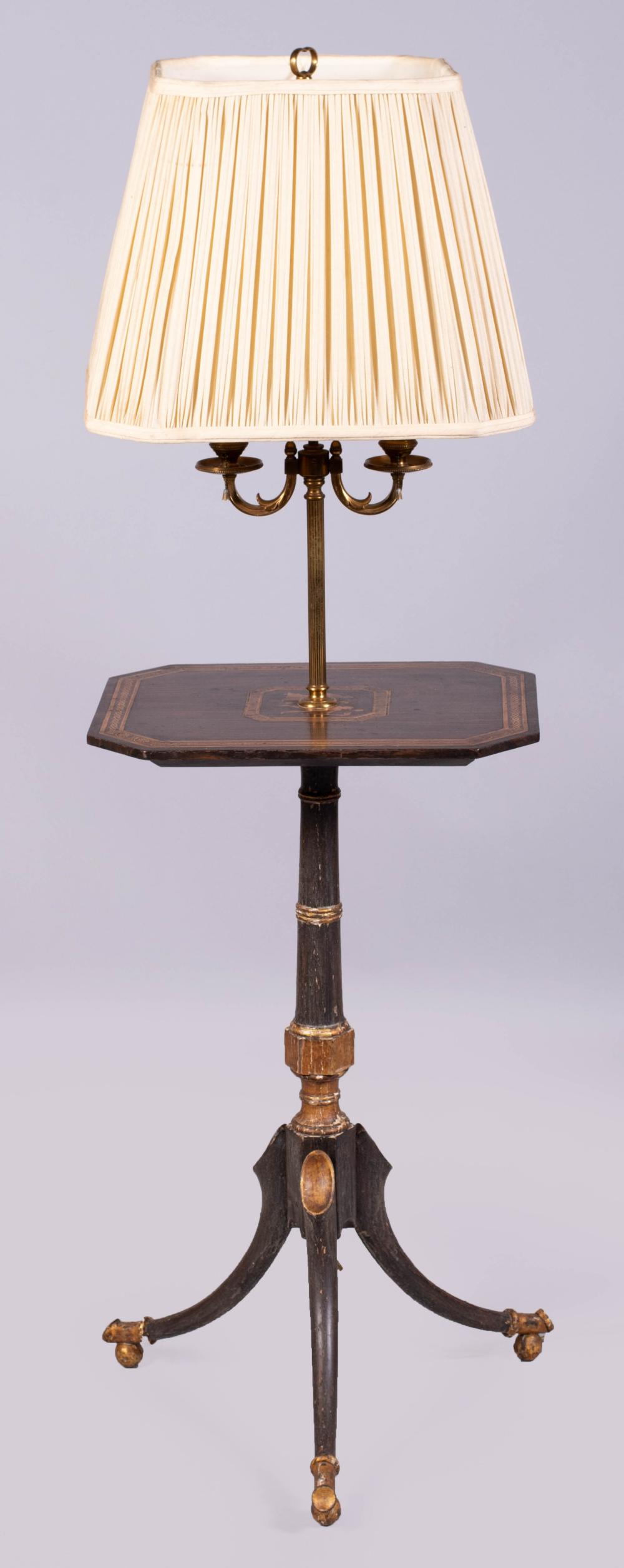 REGENCY PARCEL-GILT GRAIN PAINTED