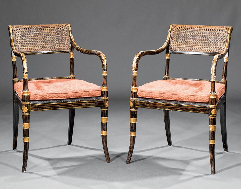 REGENCY PARCEL GILT, ROSEWOOD