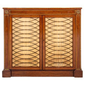 REGENCY PART GILT MAHOGANY 2-D