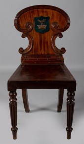 REGENCY POLYCHROMED MAHOGANY H