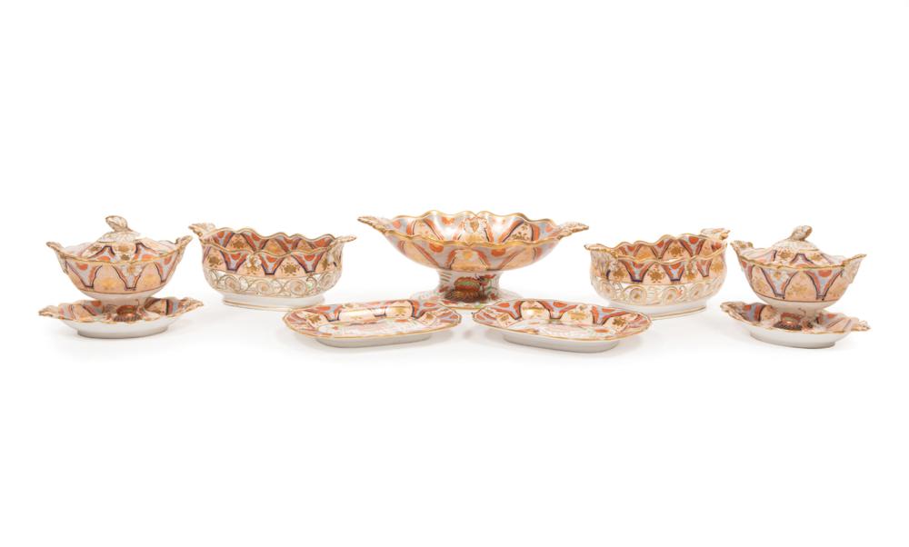 REGENCY PORCELAIN PARTIAL DESSERT