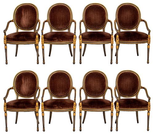 REGENCY REVIVAL GILT WOOD DINING
