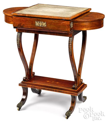 REGENCY ROSEWOOD AND MAHOGANY