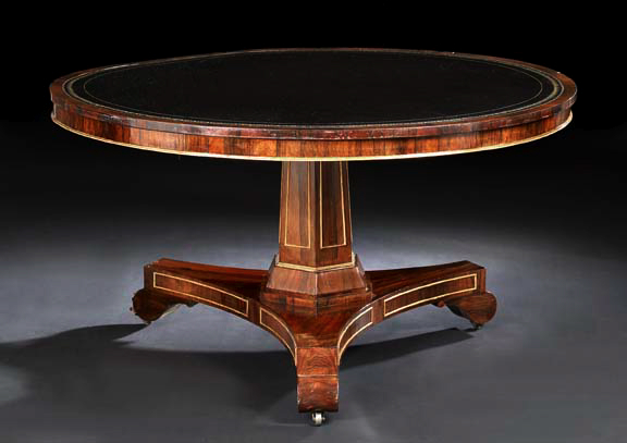 Regency Rosewood Center Table, 