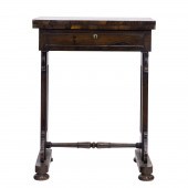 REGENCY ROSEWOOD GAMES TABLE C