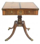 REGENCY ROSEWOOD LIBRARY TABLE