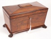 REGENCY ROSEWOOD SARCOPHAGUS F